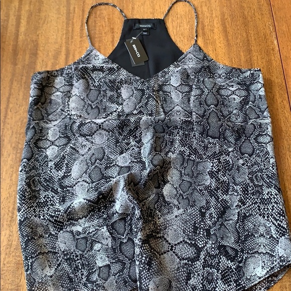 NWT! Snake skin print cami